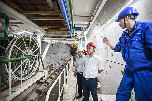 中铁胜游网电脑版_胜游(中国)盾构机双线掘进 全力攻坚长沙地铁5号线