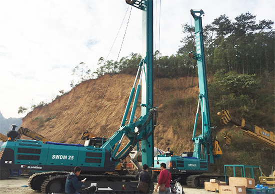 新年献礼胜游网电脑版_胜游(中国)智能9台SWDM25旋挖钻机征战越南