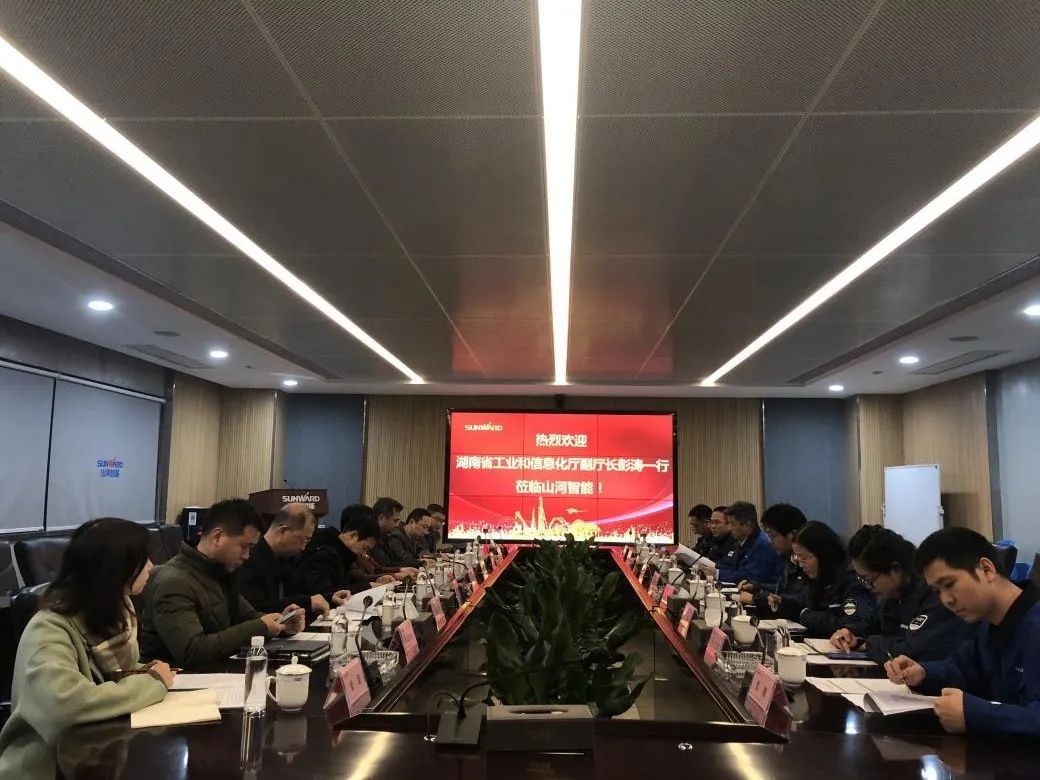 省工信厅副厅长彭涛一行调研胜游网电脑版_胜游(中国)智能