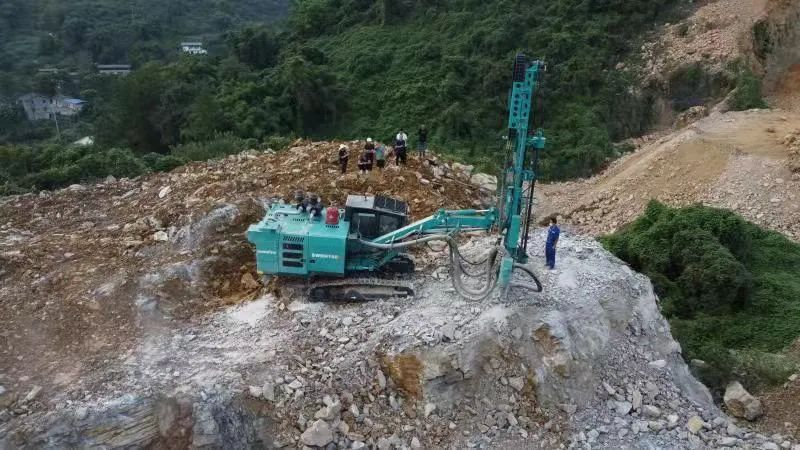 助力绿色矿山建设，胜游网电脑版_胜游(中国)智能“凿岩先锋”SWDH系列顶锤钻机大展身手