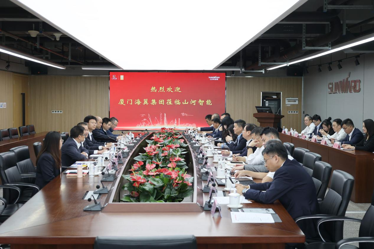 厦门海翼集团总经理金中权到访胜游网电脑版_胜游(中国)智能