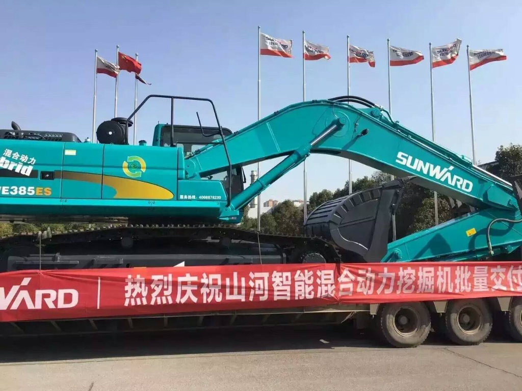 就这样被你征服！胜游网电脑版_胜游(中国)智能100台液压混合动力挖掘机挺进矿山
